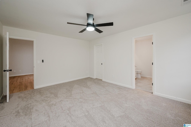 4022 Cambridge Dr, Moody, AL 35004 - unfurnished bedroom featuring carpet flooring, ensuite bathroom, and ceiling fan