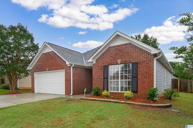 4022 Cambridge Dr, Moody, AL 35004 - traditional-style home featuring brick siding, a garage, concrete driveway, and roof with shingles