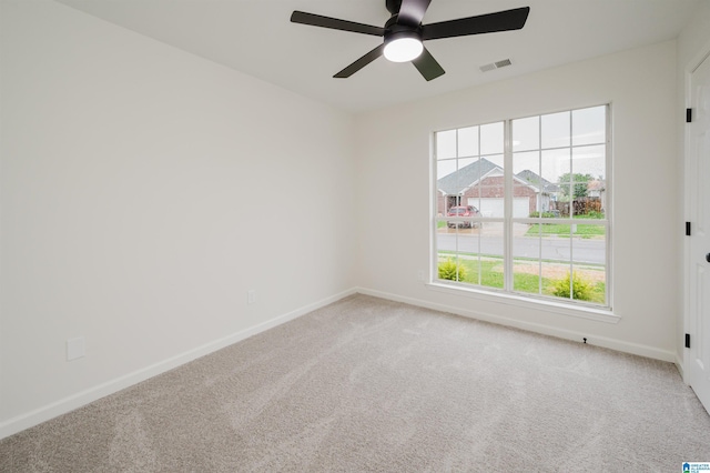 4022 Cambridge Dr, Moody, AL 35004 - carpeted spare room featuring baseboards and a ceiling fan