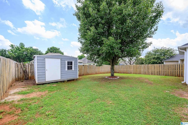 4022 Cambridge Dr, Moody, AL 35004 - fenced backyard featuring a storage shed