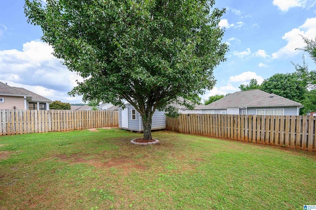 4022 Cambridge Dr, Moody, AL 35004 - fenced backyard with a shed