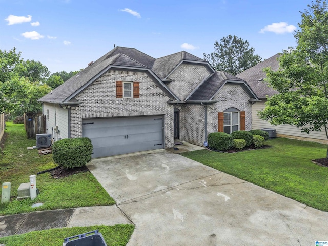 4114 Jubilee Ln, Moody, AL 35004 - french country style house featuring brick siding and concrete driveway