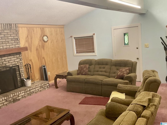 11201 Woodland Dr, Mccalla, AL 35111 - carpeted living room featuring a fireplace