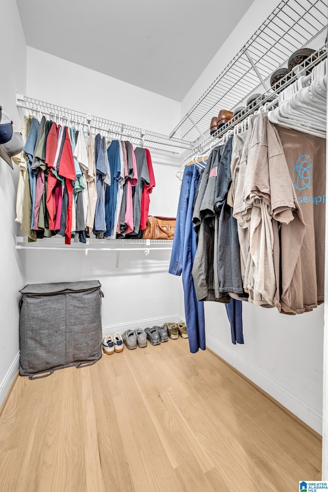 5012 Lake Crest Cir, Hoover, AL 35226 - spacious closet with wood finished floors