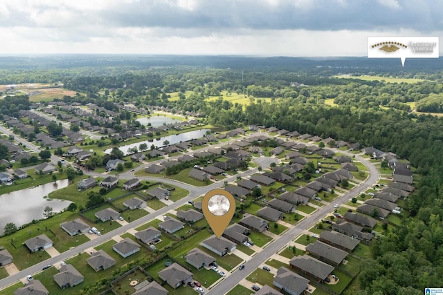 240 Hillcrest Dr, Montevallo, AL 35115 - aerial view of property and surrounding area with a nearby body of water and nearby suburban area