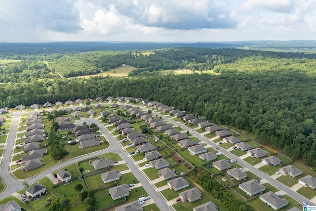 240 Hillcrest Dr, Montevallo, AL 35115 - view of property location featuring a heavily wooded area and nearby suburban area
