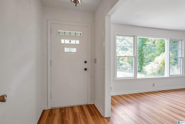 1257 Hueytown Rd, Hueytown, AL 35023 - entrance foyer with plenty of natural light and light wood-type flooring