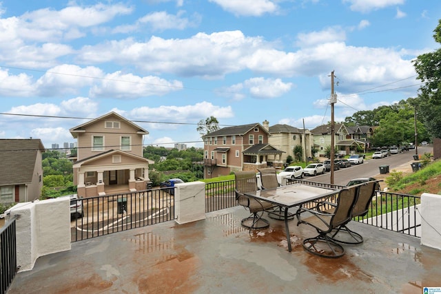 1701 S 16th Ave, Birmingham, AL 35205 - view of patio featuring a residential view
