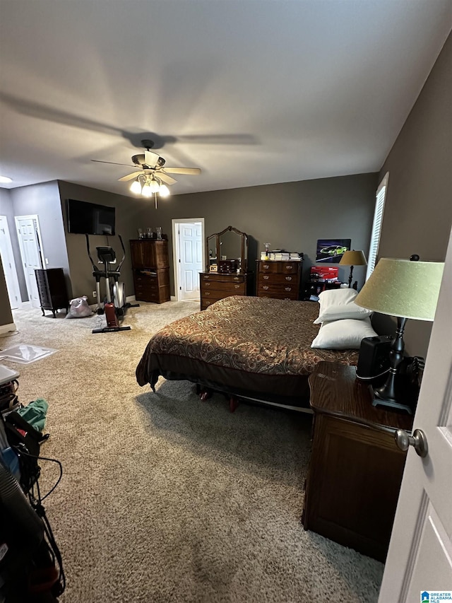 76 Goggins Dr, Montevallo, AL 35115 - carpeted bedroom with ceiling fan