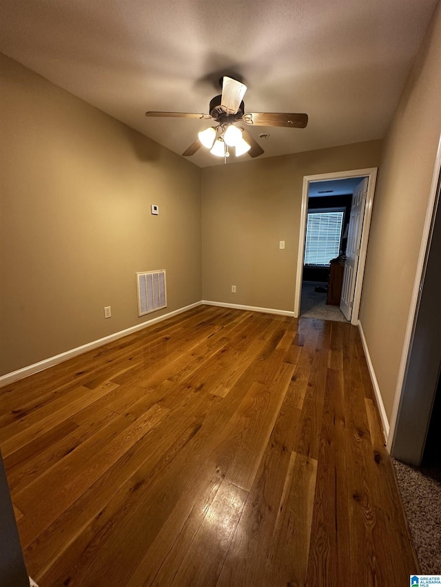 76 Goggins Dr, Montevallo, AL 35115 - spare room with hardwood / wood-style floors and a ceiling fan