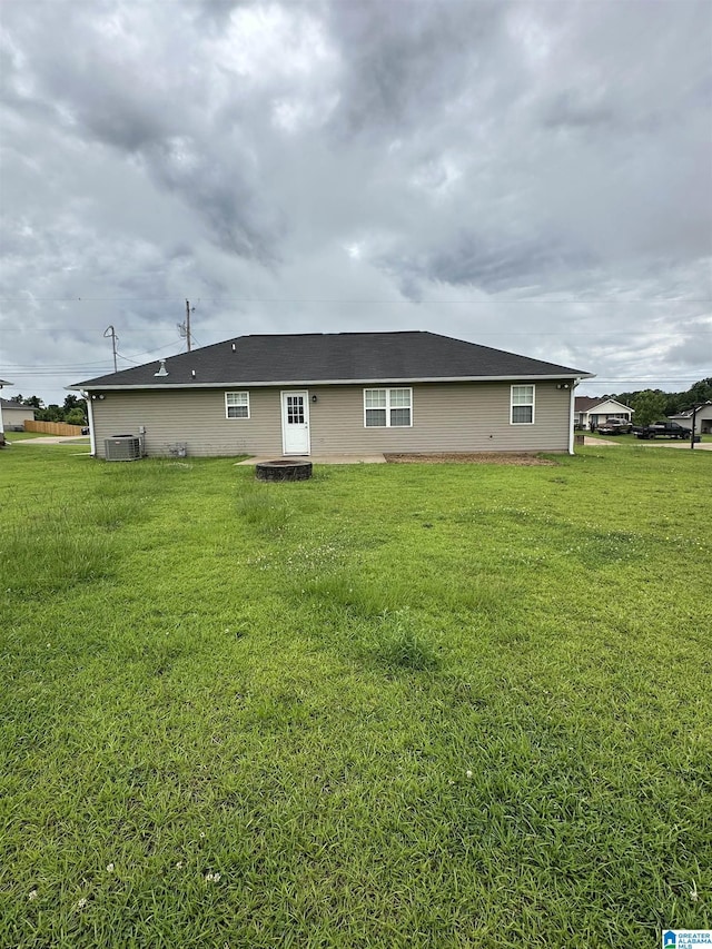 426 Bailey Rd, Weaver, AL 36277 - back of property featuring a lawn