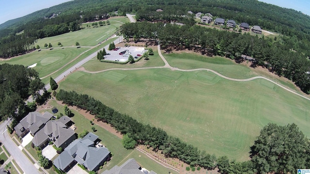 1120 Weybridge Way, Pelham, AL 35124 - aerial view of property's location with a golf course and a forest