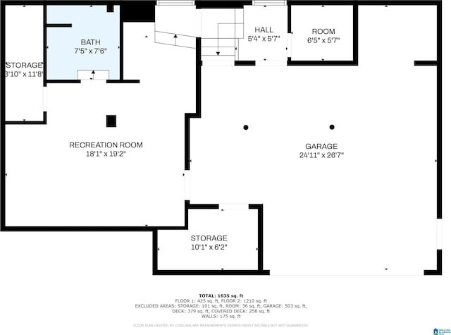 2517 Wright Cir, Birmingham, AL 35235 - view of property floor plan