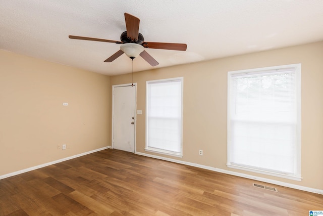 2517 Wright Cir, Birmingham, AL 35235 - spare room with wood finished floors and a ceiling fan