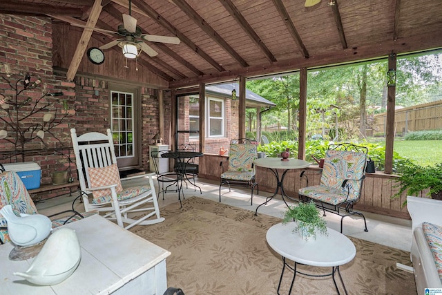 2912 Monte Deste Dr, Hoover, AL 35216 - sunroom / solarium featuring a ceiling fan