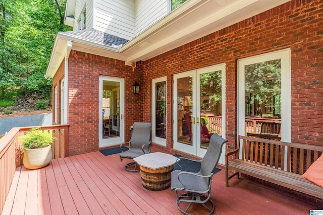 1007 Eagle Hill Dr, Birmingham, AL 35242 - deck featuring french doors