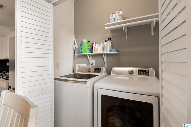 1185 Overlook Dr, Trussville, AL 35173 - laundry area with washer and dryer