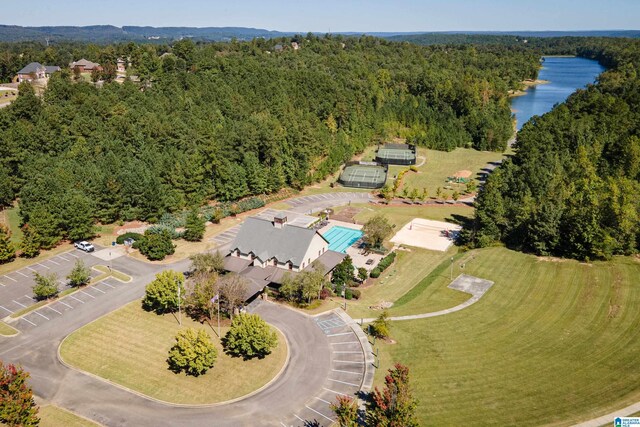 1185 Overlook Dr, Trussville, AL 35173 - bird's eye view of a forest and a large body of water