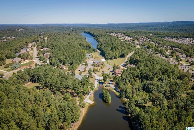 1185 Overlook Dr, Trussville, AL 35173 - aerial view of property's location with a nearby body of water