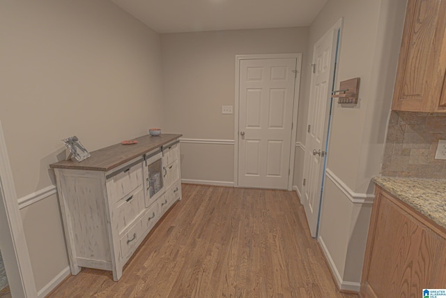2191 Whiting Rd, Hoover, AL 35216 - hallway with light wood finished floors and baseboards