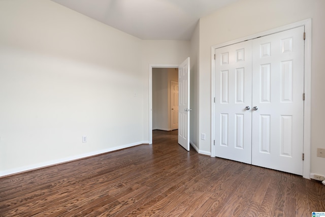 313 Chadwick Pl, Helena, AL 35080 - unfurnished bedroom featuring dark wood finished floors and a closet
