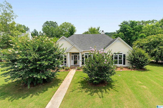 313 Chadwick Pl, Helena, AL 35080 - view of front of property with a front yard and a chimney