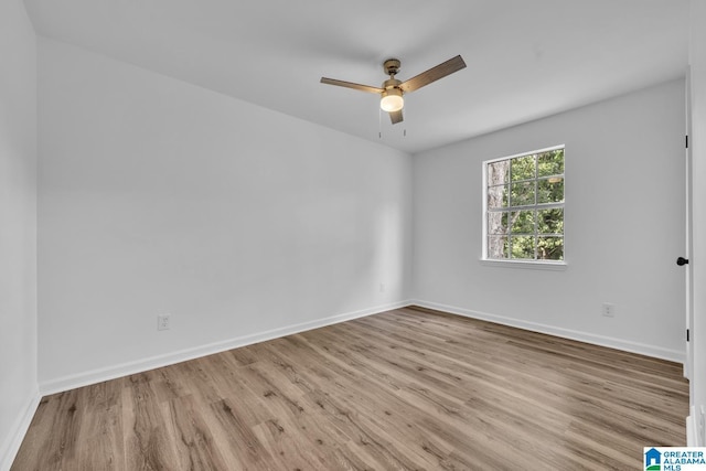 8312 Country Cir, Pinson, AL 35126 - unfurnished room featuring wood finished floors and ceiling fan