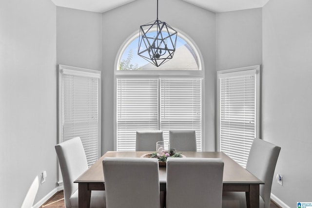 4652 Lake Valley Dr, Hoover, AL 35244 - dining space with baseboards