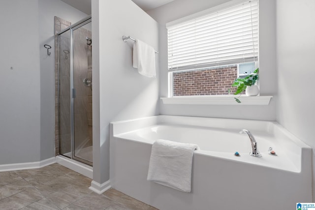 5432 Parkside Cir, Hoover, AL 35244 - bathroom with a bath and a shower stall