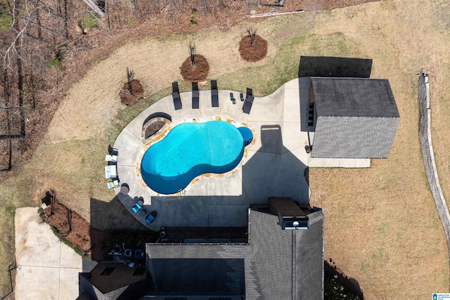 6902 Honor Keith Rd, Trussville, AL 35173 - aerial view of a pool area
