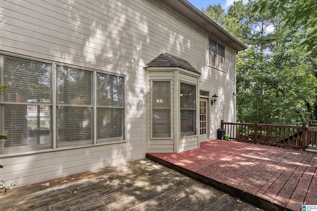 5521 Magnolia Trce, Hoover, AL 35244 - view of wooden terrace