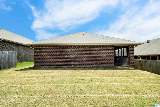 143 Hidden Trace Ct, Montevallo, AL 35115 - back of property featuring brick siding and a shingled roof