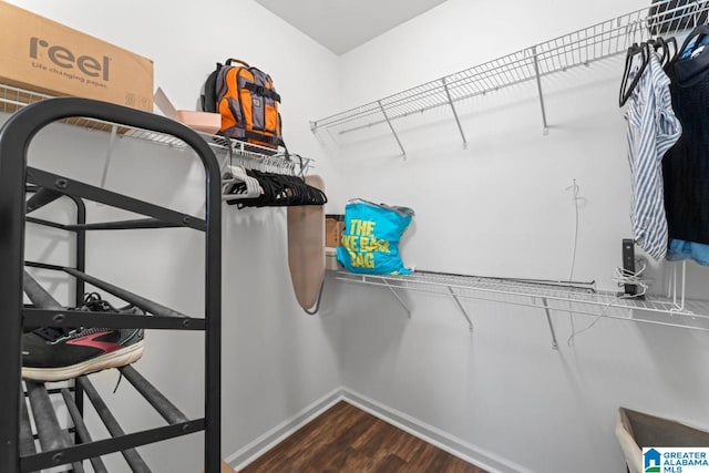 5633 Park Side Rd, Hoover, AL 35244 - spacious closet with dark wood-type flooring