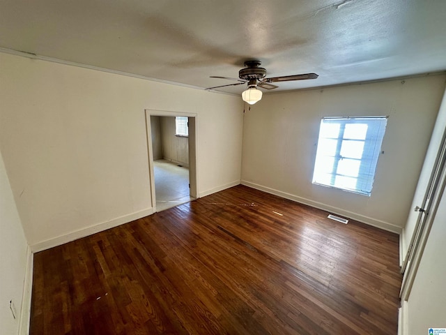 2910 Old Gadsden Hwy, Anniston, AL 36206 - empty room featuring a ceiling fan and wood finished floors