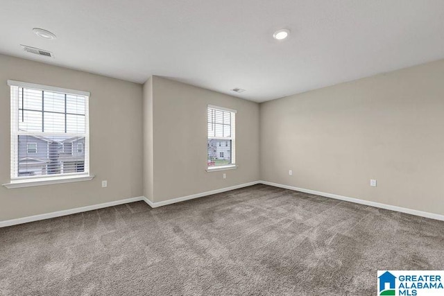 6370 Rainbow Row, Pell City, AL 35128 - carpeted empty room featuring baseboards and recessed lighting
