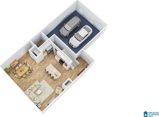 545 Sterling Pl, Odenville, AL 35120 - view of room layout