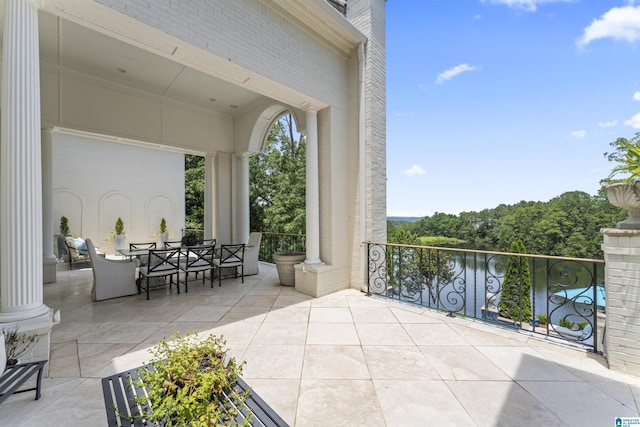 5615 Canongate Ln, Hoover, AL 35242 - view of patio / terrace featuring outdoor dining space