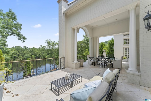 5615 Canongate Ln, Hoover, AL 35242 - view of patio with an outdoor living space and outdoor dining space