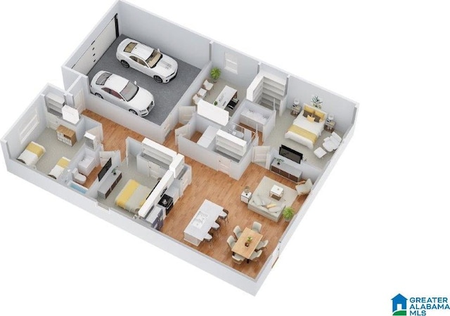 365 Koslin Loop, Calera, AL 35040 - view of floor plan / room layout