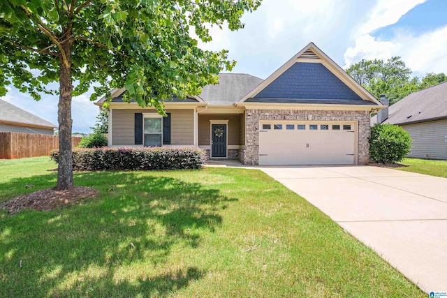 4955 Stonecreek Way, Calera, AL 35040 - craftsman-style house featuring an attached garage and concrete driveway
