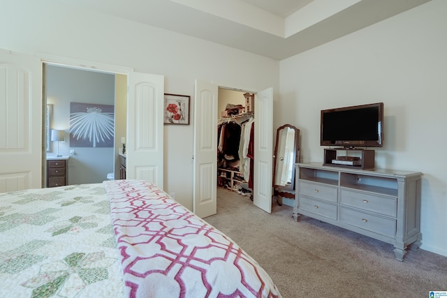 4955 Stonecreek Way, Calera, AL 35040 - bedroom featuring light colored carpet, a spacious closet, and a closet