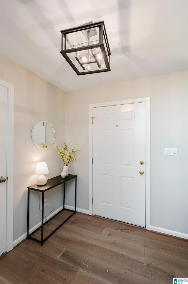 5904 Russet Meadows Way, Helena, AL 35244 - entryway featuring wood finished floors and a chandelier