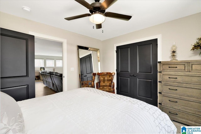 4549 Brexton St, Trussville, AL 35173 - bedroom featuring ceiling fan and a closet