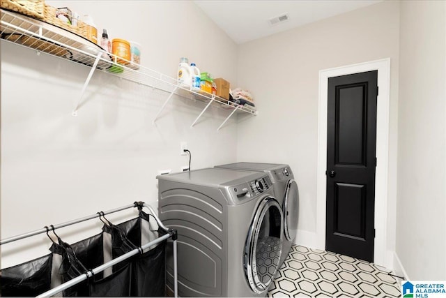 4549 Brexton St, Trussville, AL 35173 - laundry room featuring independent washer and dryer and baseboards