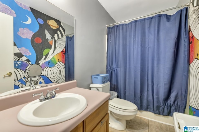 7839 Old Bradford Rd, Pinson, AL 35126 - bathroom featuring vanity and tile patterned flooring