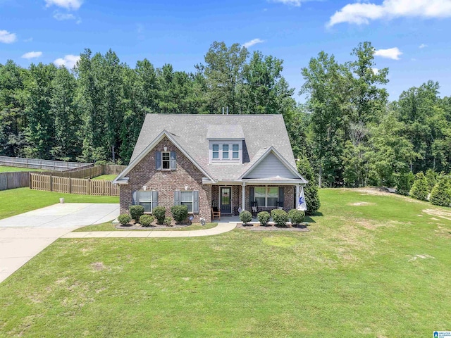 189 Ridgeline Dr, Chelsea, AL 35043 - craftsman-style home featuring brick siding, a porch, and concrete driveway