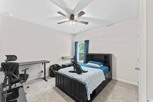 189 Ridgeline Dr, Chelsea, AL 35043 - bedroom featuring carpet floors, ceiling fan, and an office area