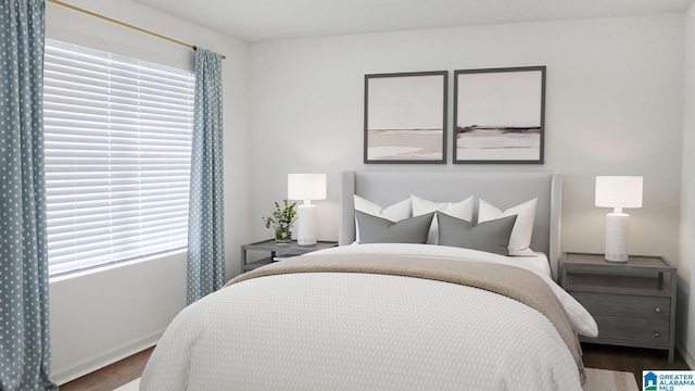 2037 Gadwall Dr, Alabaster, AL 35007 - bedroom with wood finished floors and baseboards