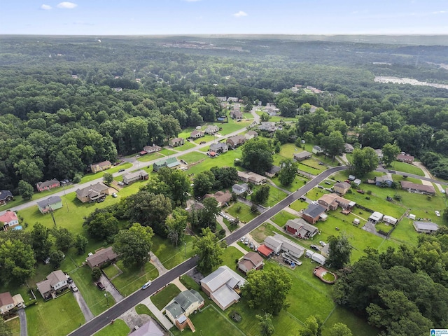 540 Harlem Ave, Hueytown, AL 35023 - view of property location featuring a heavily wooded area and nearby suburban area