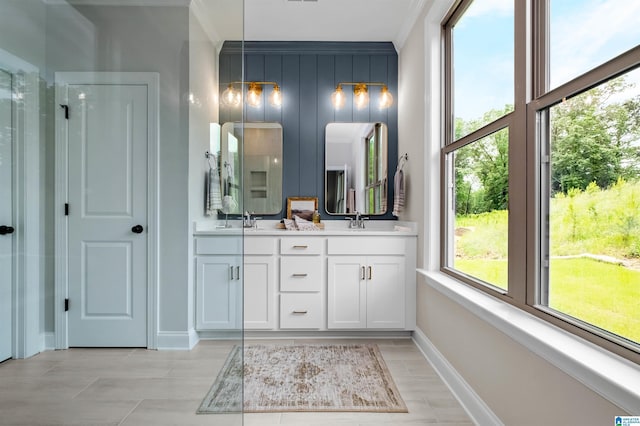 200 Simms Lndg, Pelham, AL 35124 - full bathroom featuring double vanity and baseboards